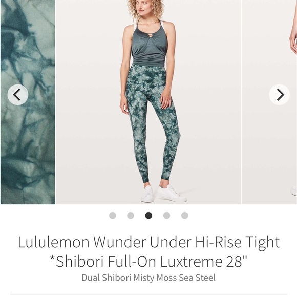 lululemon athletica Pants - Lululemon Wunder Under Hi-Rise Tight *Luxtreme 28" Misty Moss Sea Steel